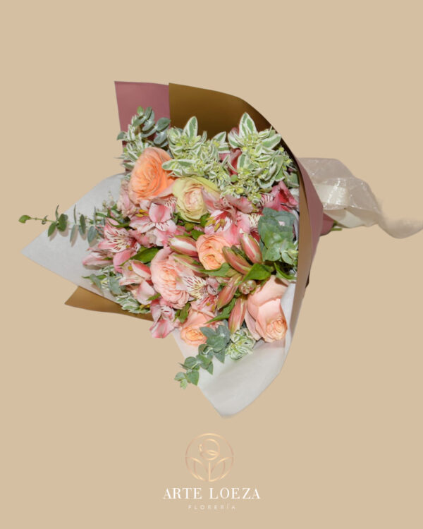 Mini Ramo Rosas Astromelias